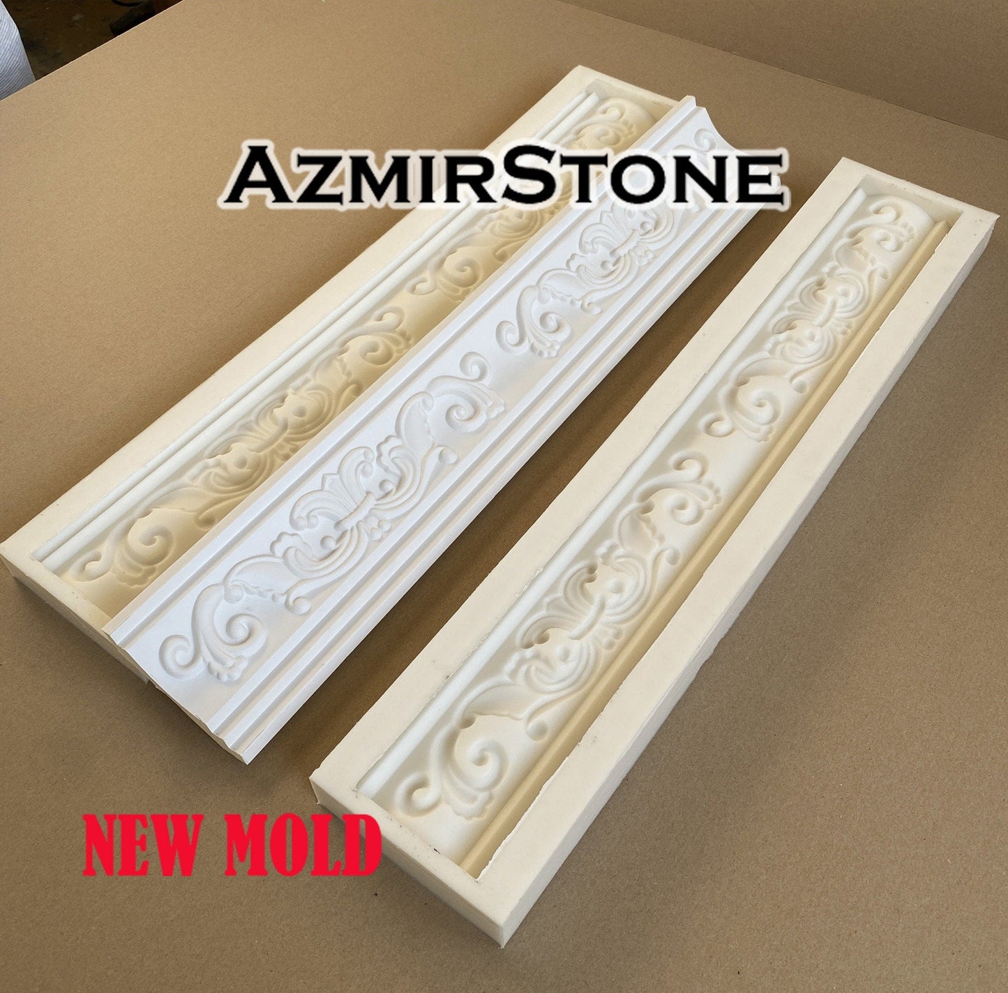 Silicone mold for the production of plaster baguette 120 cm DIY Rubber for gypsum Cornice mould plaster decorations mould making Wall decor #1025