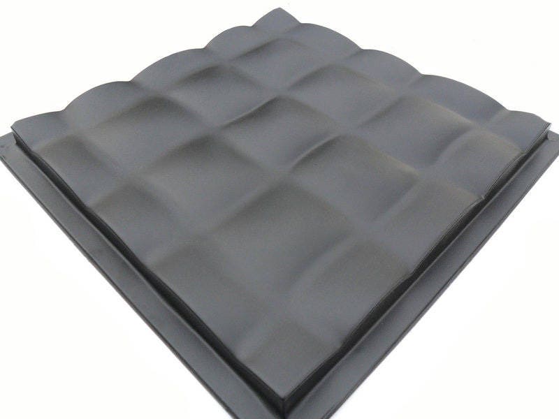 3d Panel Plastic Mold Small Pillows for making Gypsum and Concrete Panels. Set of 4 molds.