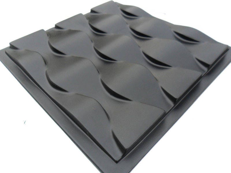 3d Panel Plastic mold Scales for making Gypsum and Concrete Panels. Set of 4 molds.