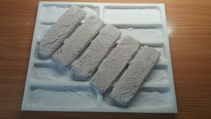Concrete Silicone Mold, mold for Gypsum tile, Mold for brick, 3D Mold, Plaster wall stone, Rubbers mold, Silicone form concrete  SFS 004