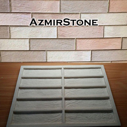 Concrete Silicone Mold, mold for Gypsum tile, Mold for brick, 3D Mold, Plaster wall stone, Rubbers mold, Silicone form concrete  SFS 025