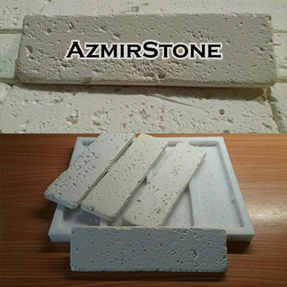 Concrete Silicone Mold, mold for Gypsum tile, Mold for brick, 3D Mold, Plaster wall stone, Rubbers mold, Silicone form concrete SFS 022