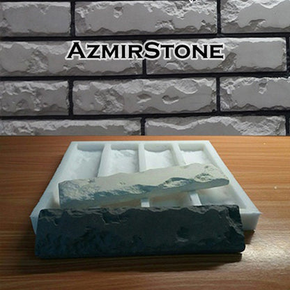 Silicone mold gypsum concrete, Rubbers form, Mold wall tiles, Concrete brick mold, Cement beton brick, Mold 3D panel, DIY mold, SFS 020