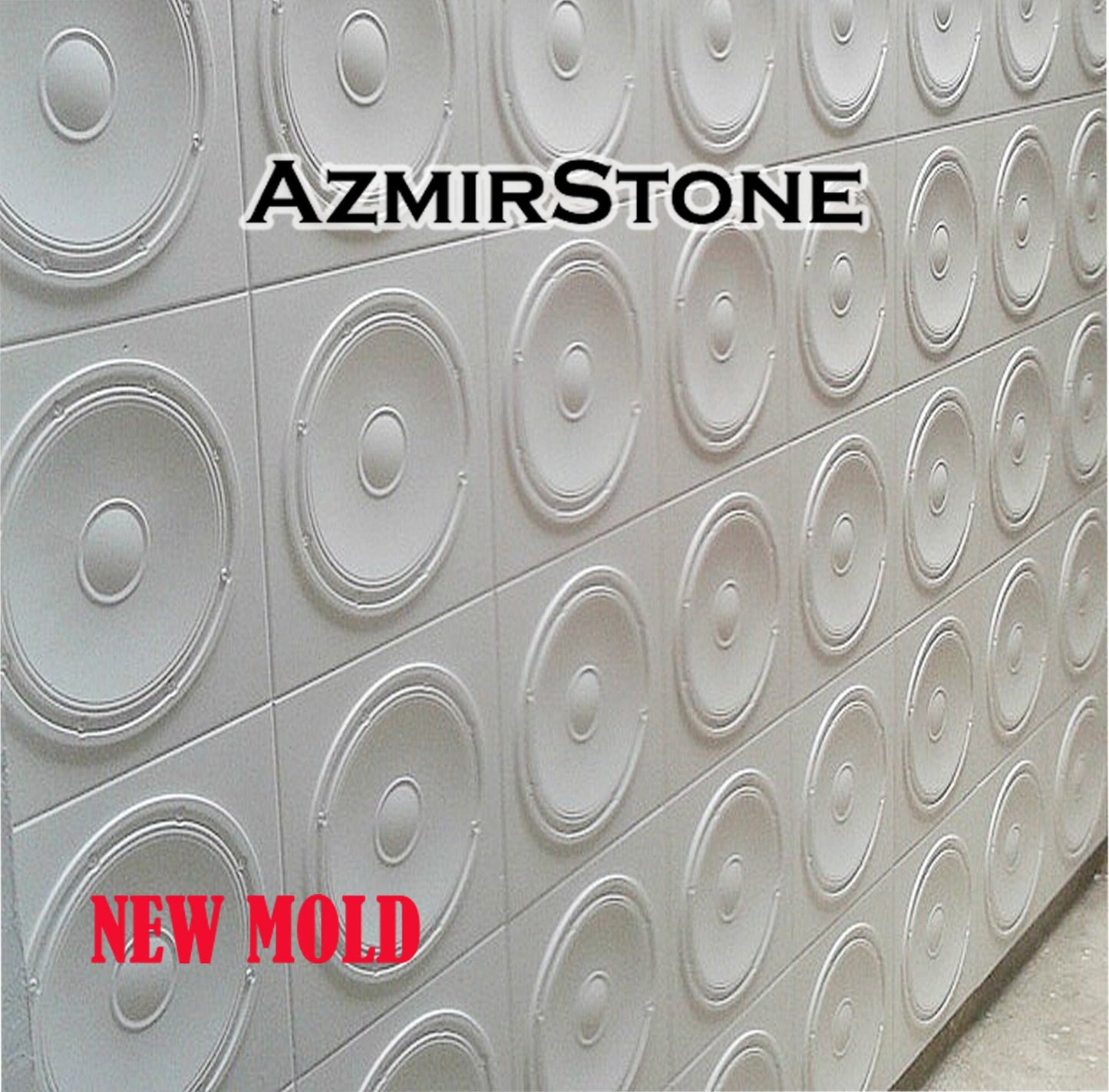 Panel Wall Decor Polyurethane mold DIY Panel Concrete mold 3D Wall Gypsum mold Cement mold Cement form Geometric form 3D form #564